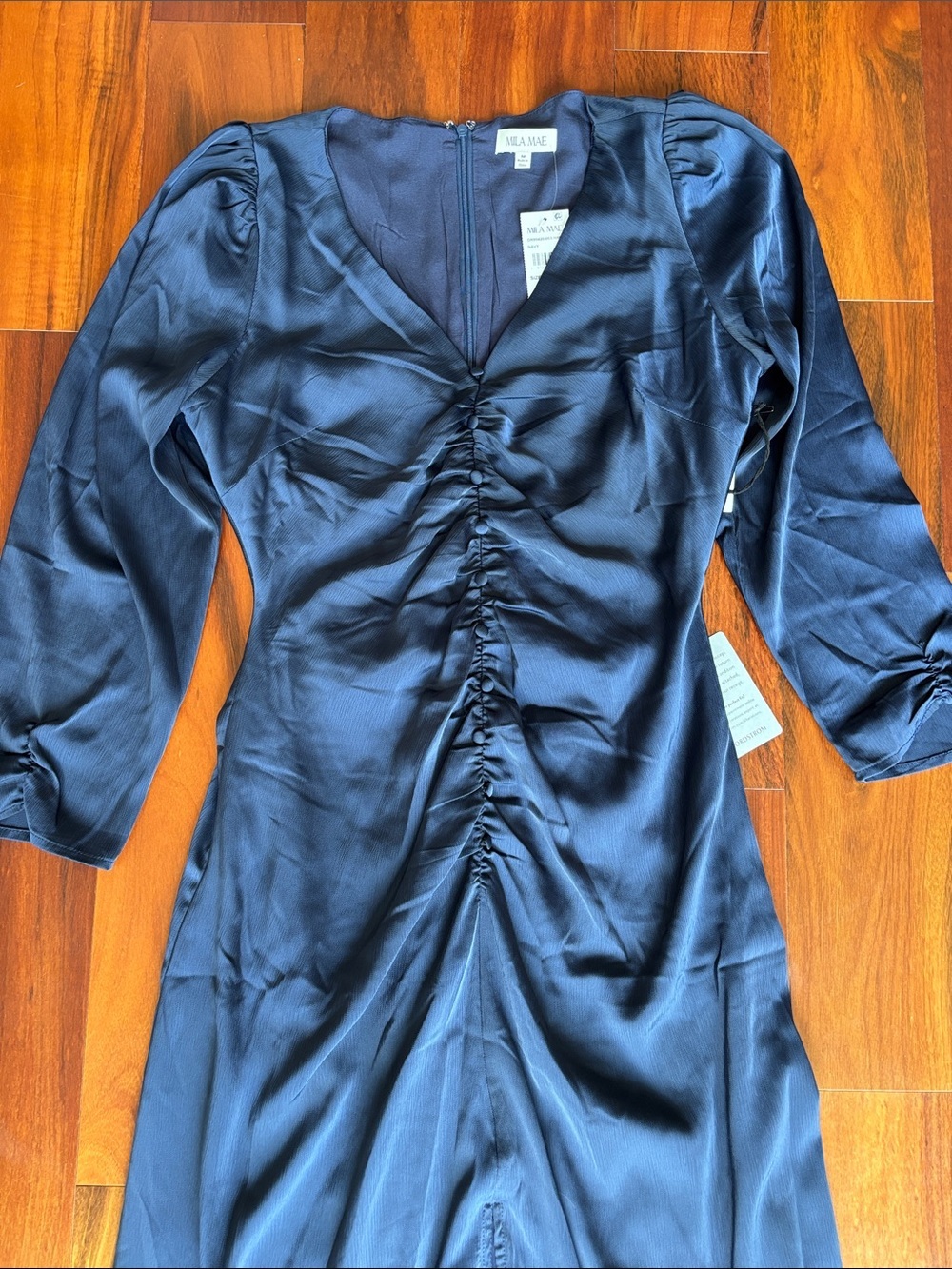 NWT satin dress - Picture 3 of 12